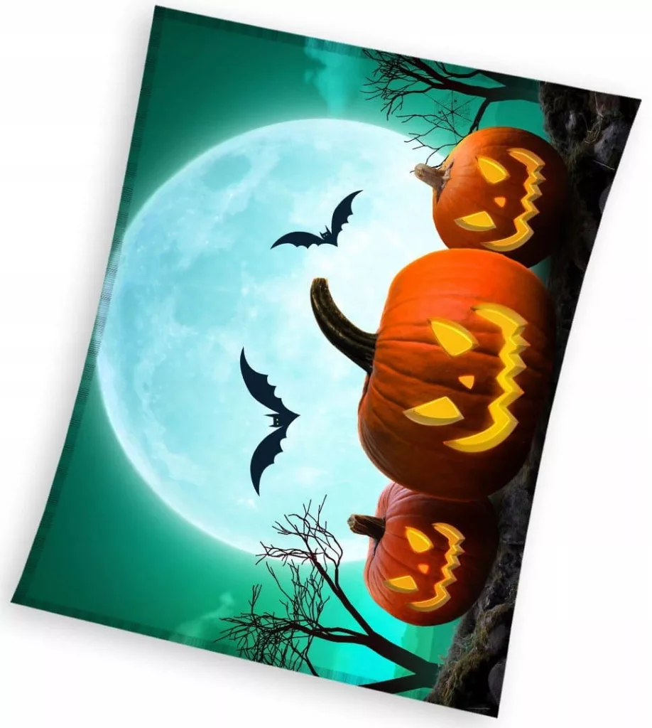 Deka 150x200 HALLOWEEN mesiac