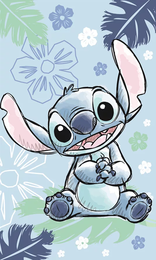 Uterák 30x50 LILO A STITCH listy