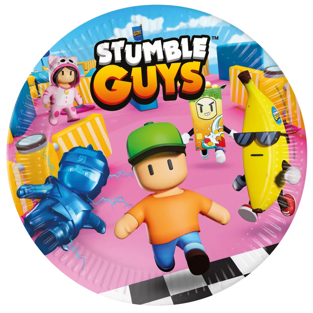 Papierový tanier 23cm STUMBLE GUY