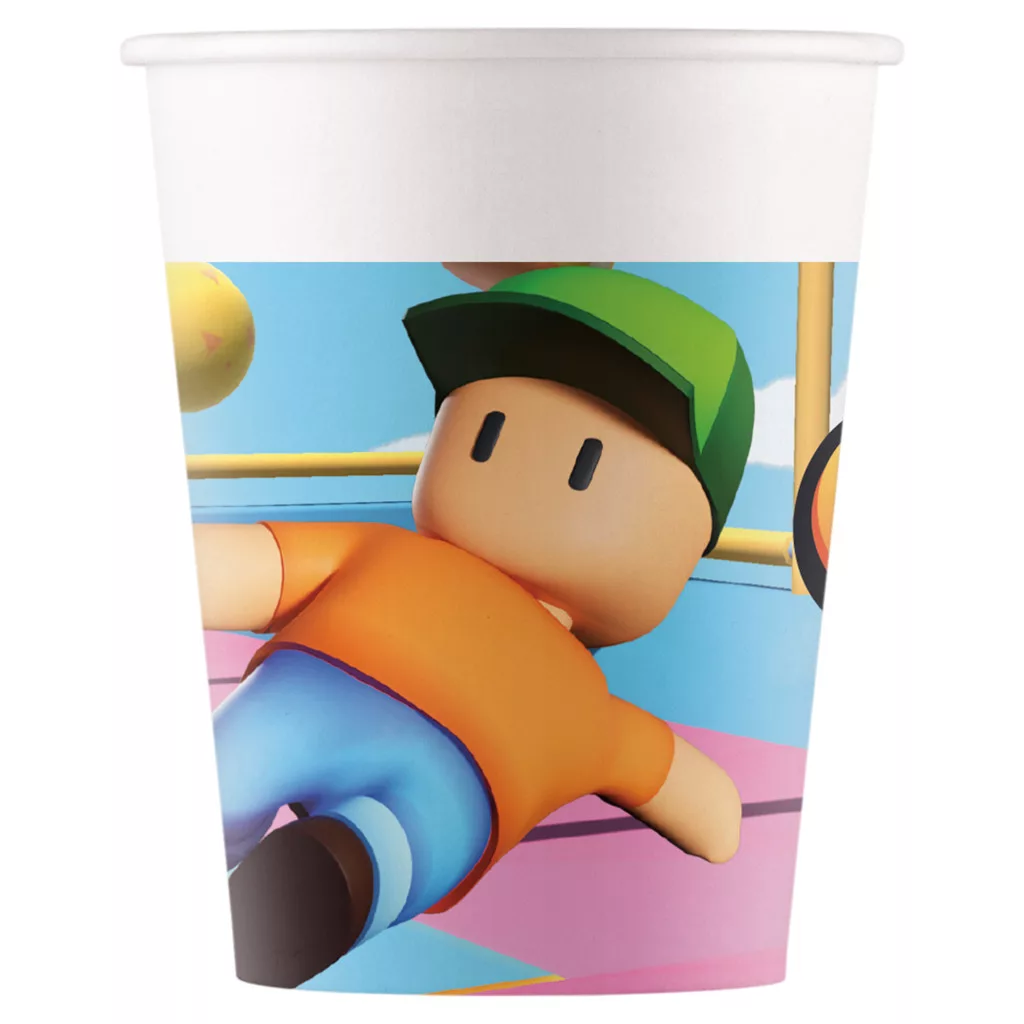 Papierový pohár 200ml STUMBLE GUYS