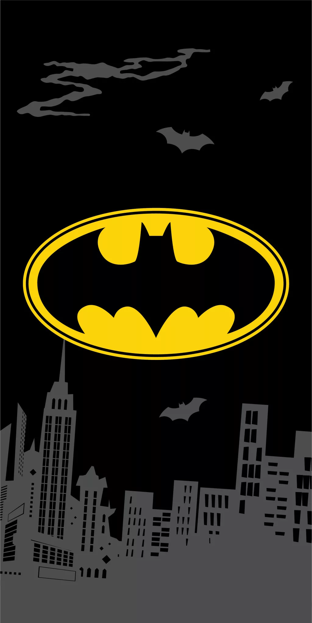Osuška 70x140 BATMAN emblem