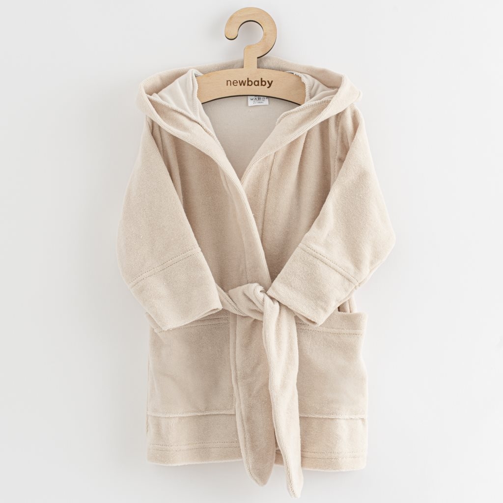Detský župan NEW BABY beige - 104/110
