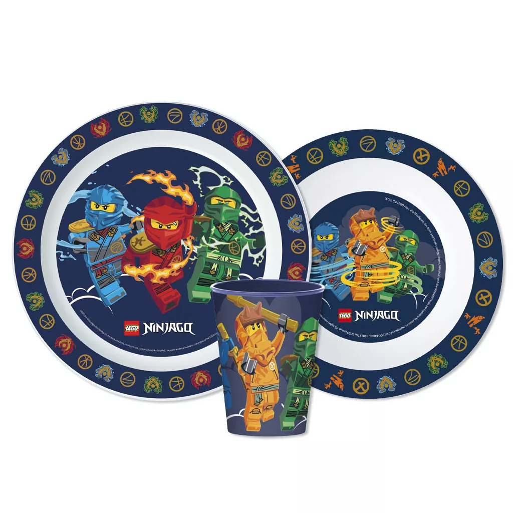 Jedálenský set - plast LEGO ninjago