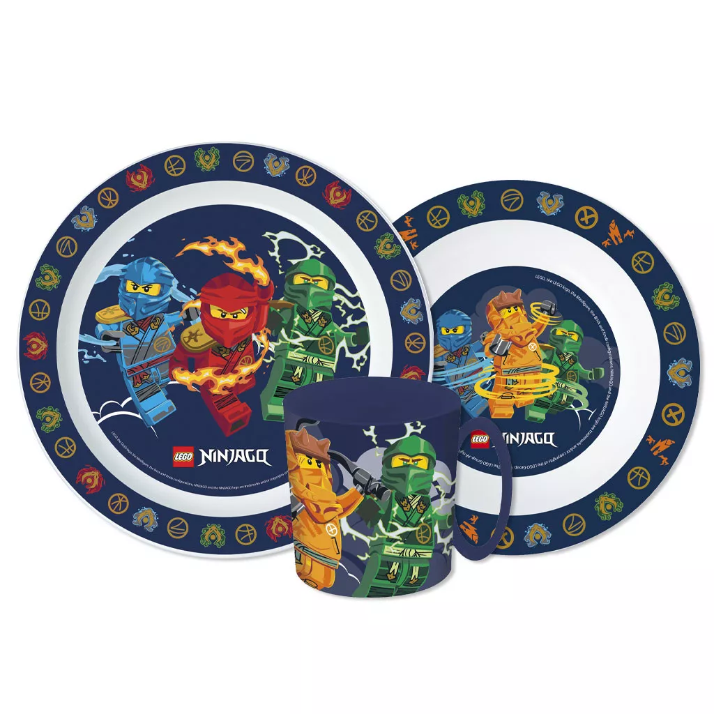 Jedálenský set - plast LEGO ninjago 01