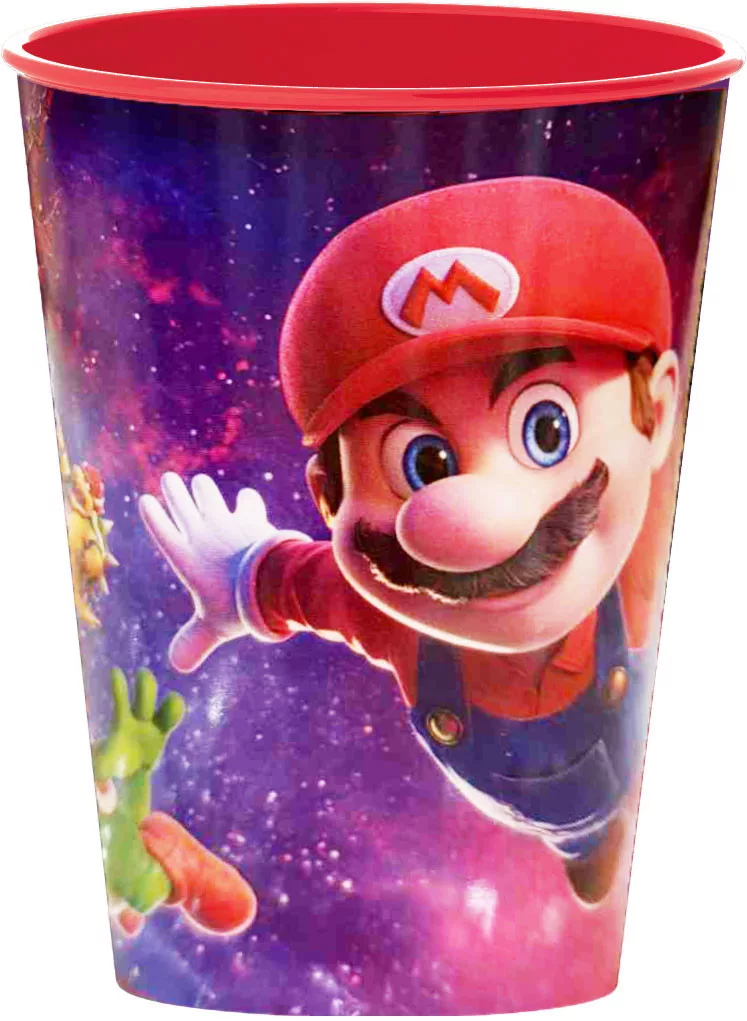 Plastový pohár SUPER MARIO magic