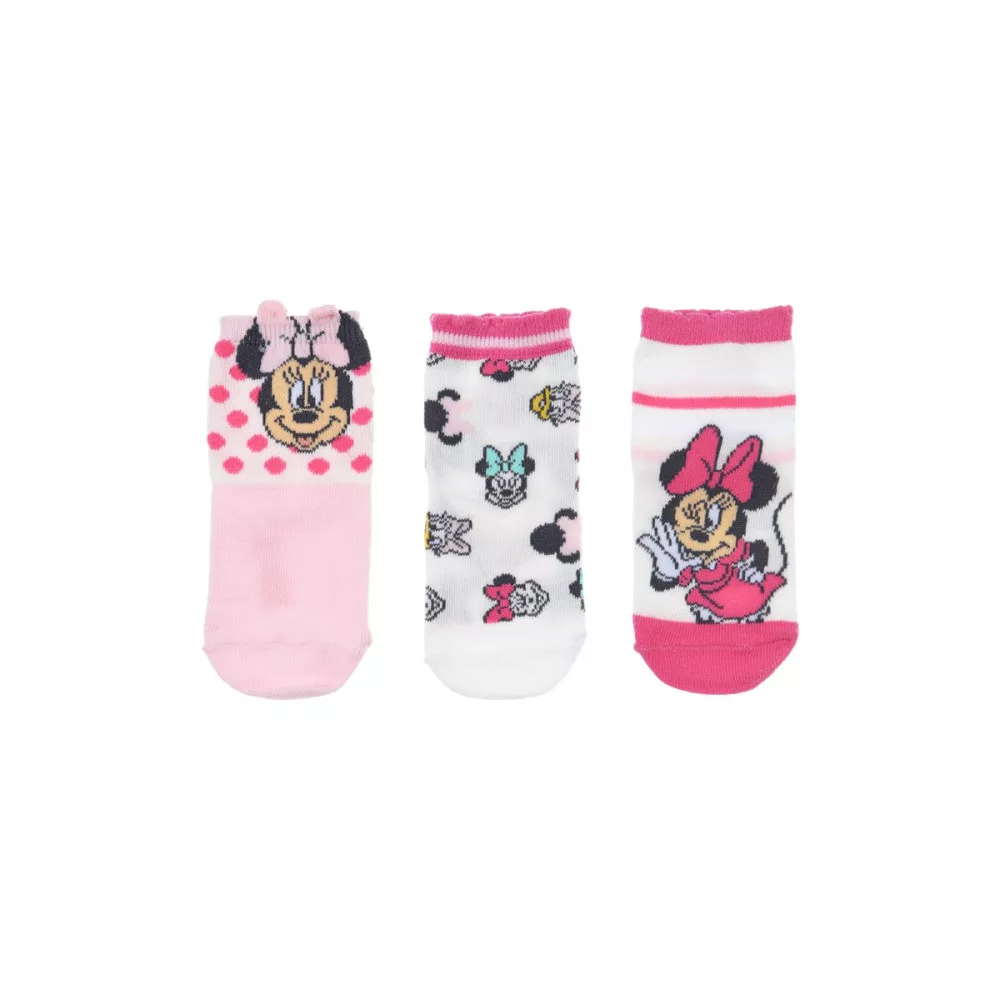 Ponožky 3ks MINNIE - 6/12m.