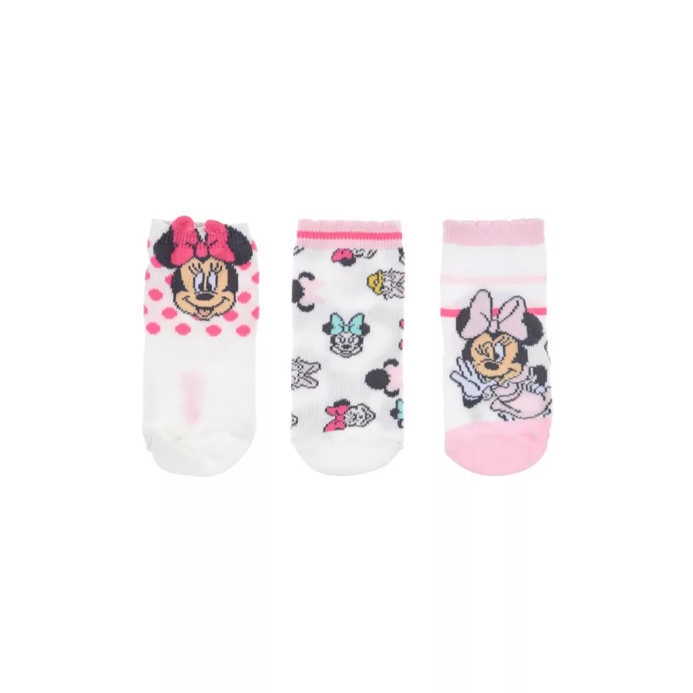 Ponožky 3ks MINNIE - 6/12m.