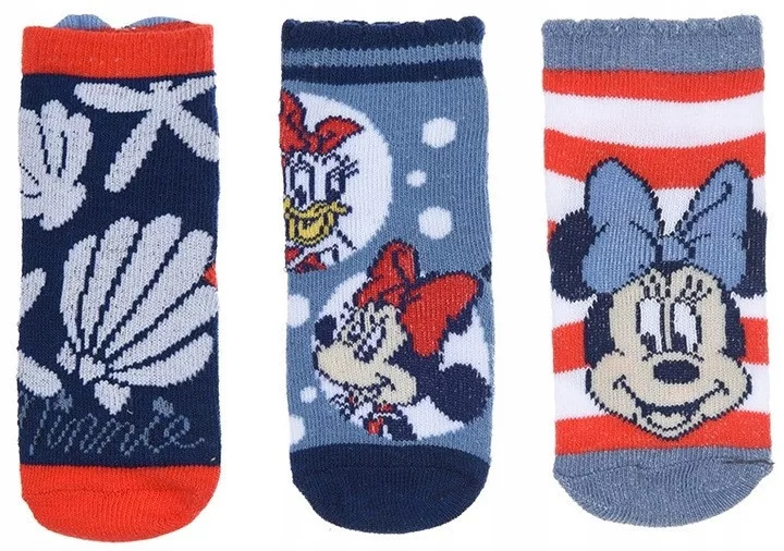 Ponožky 3ks MINNIE - 6/12m.