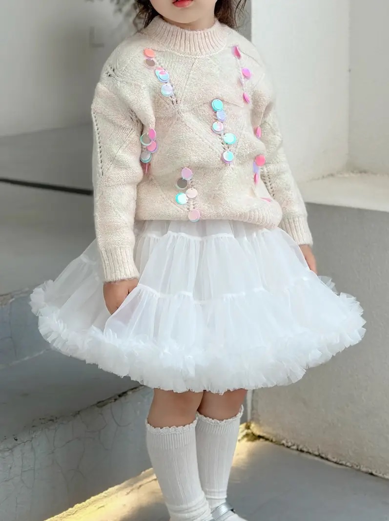 Detská tu tu Dolly sukňa (1-2r.) - biela 