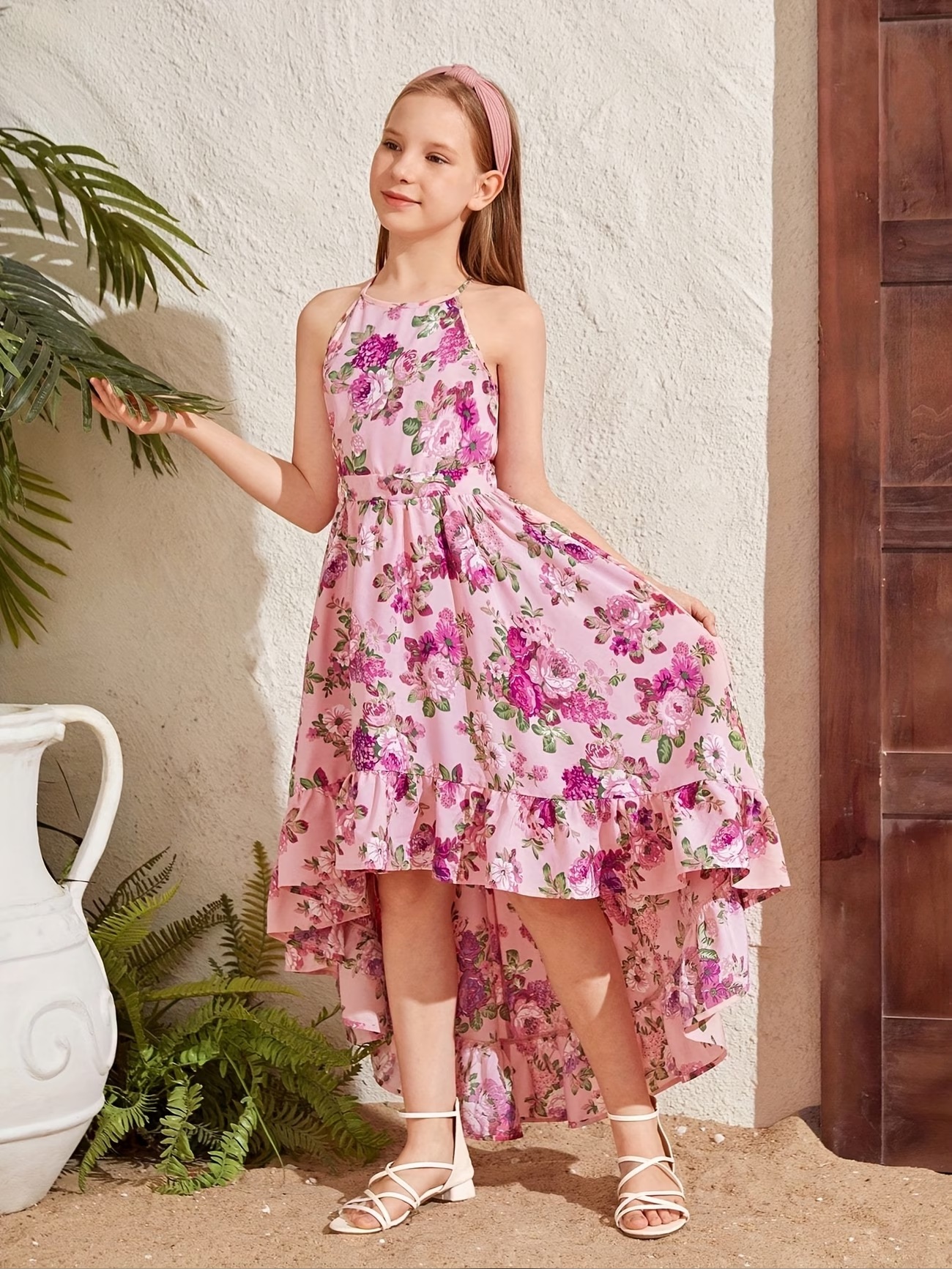 Dievčenské šaty model RUŽENKA veľ.134-146 (10r-11r.)