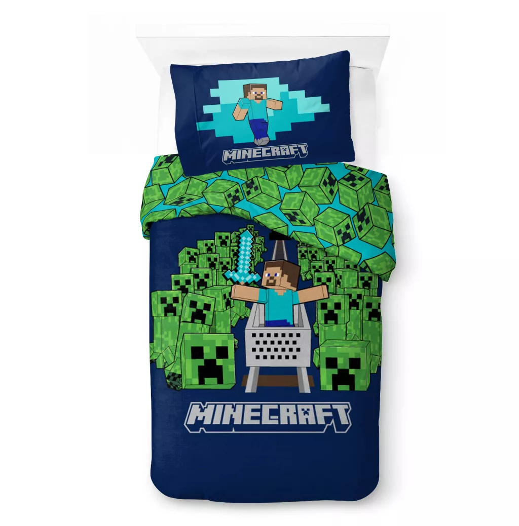Obliečky 140x200 MINECRAFT game over
