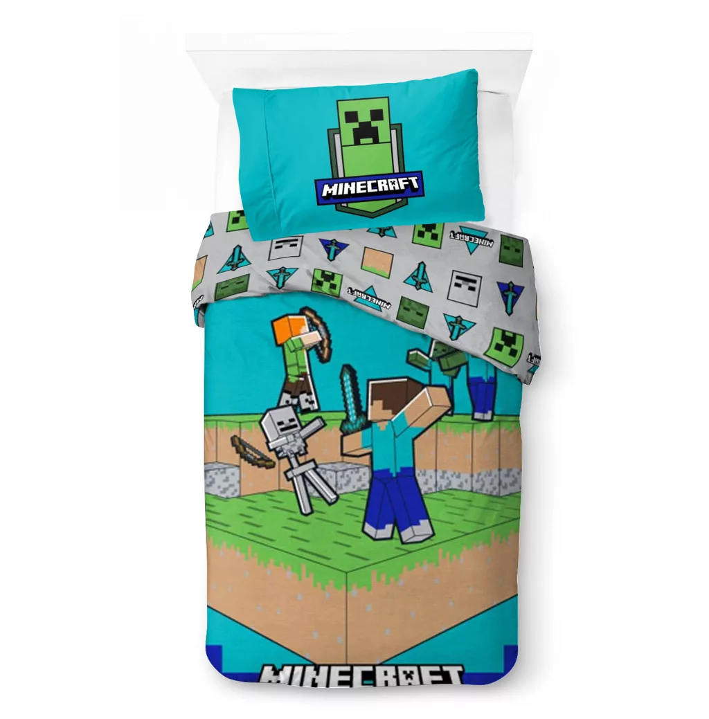 Obliečky 140x200 MINECRAFT súboj