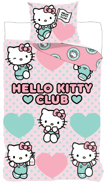 Obliečky do postieľky 100x135 HELLO KITTY club