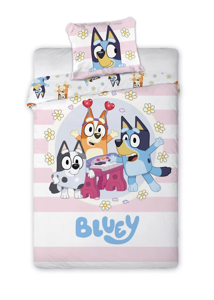 Obliečky 140x200 BLUEY hranie