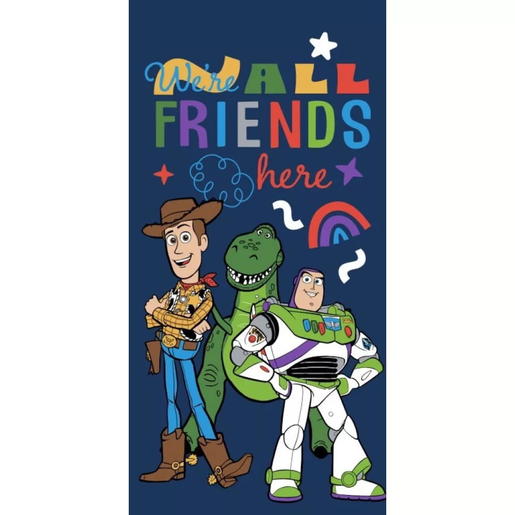 Osuška 70x140 TOY STORY friends - rýchloschnúca