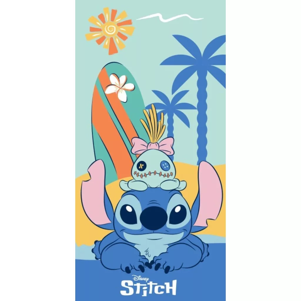 Osuška 70x140 LILO A STITCH pohoda (rýchloschnúca)