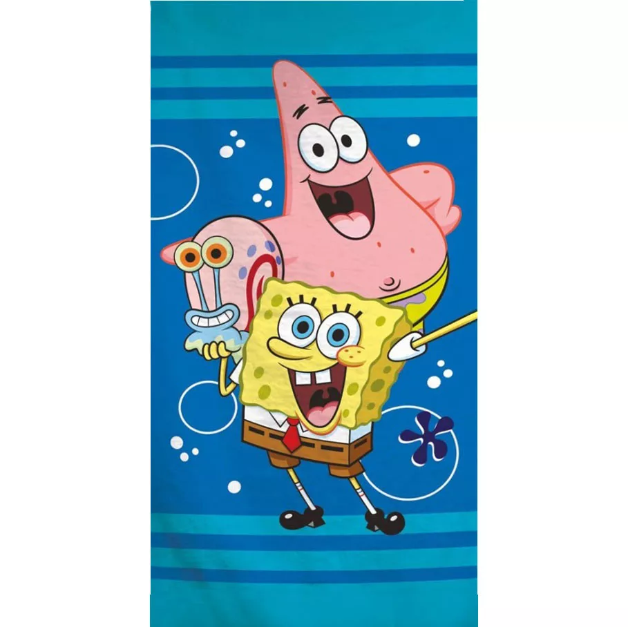 Osuška 70x140 SPONGEBOB sea (rýchloschnúca)