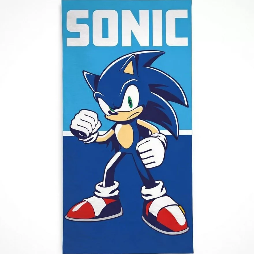 Osuška 70x140 SONIC hrdina (rýchloschnúca)