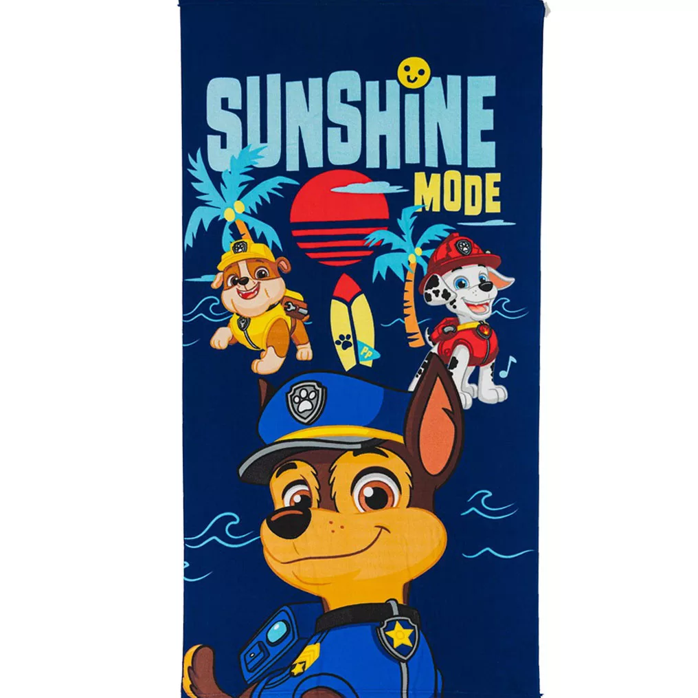 Osuška 70x140 PAW PATROL tmavomodrá (rýchloschnúca)