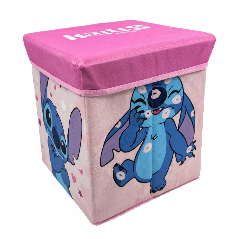 Úložný box - taburetka LILO A STITCH pink