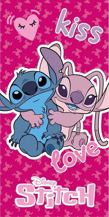 Osuška 70x140 LILO A STITCH objatie - rýchloschnúca