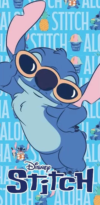 Osuška 70x140 LILO A STITCH cool - rýchloschnúca
