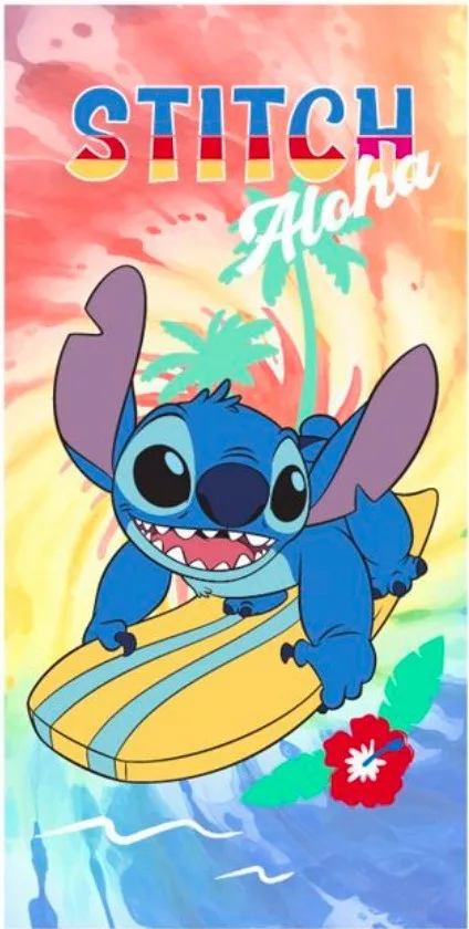 Osuška 70x140 LILO A STITCH color - rýchloschnúca