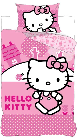 Obliečky 140x200 HELLO KITTY pink