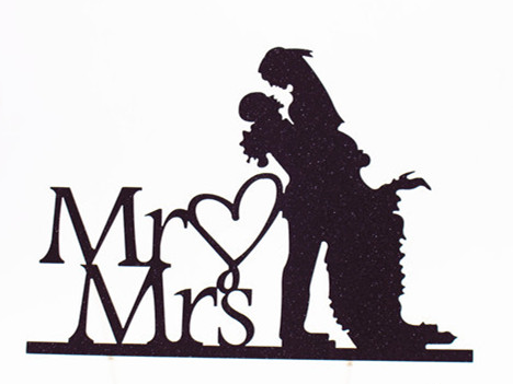 Tortový zápich Svadba 12