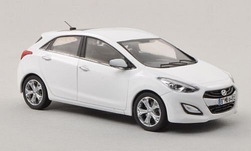 Model auta 1:43 Hyundai i30 biela