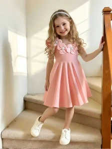 Dievčenské šaty model BEA veľ.98-122 (3-7r.) - viac farieb