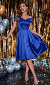 Spoločenské šaty model ELIZA (veľ. 36-42) - viac farieb