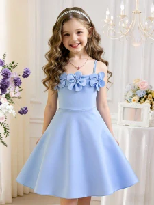 Dievčenské  šaty model KVETKA veľ.92-122 (3-7r.)