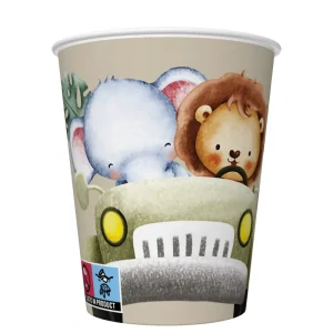 Papierový pohár 250ml SAFARI jeep
