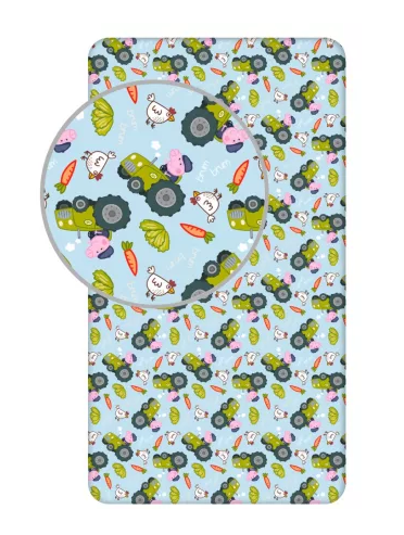 Plachta 90x200 PEPPA PIG traktor