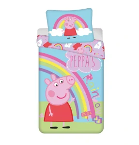 Obliečky 140x200 PEPPA PIG dúha