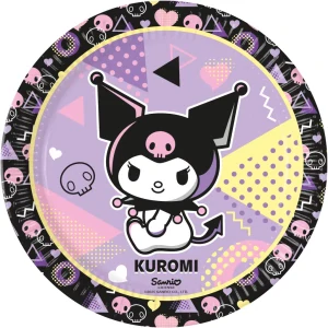 Papierový tanier 23cm KUROMI