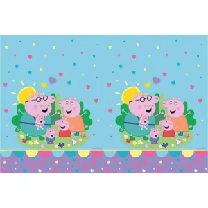 Obrus 120x180 PEPPA PIG love