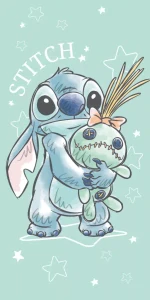 Osuška 70x140 LILO A STITCH Buddies