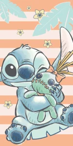 Osuška 70x140 LILO A STITCH tropical