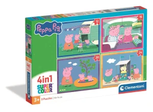 Puzzle 4v1 PEPPA PIG výlet
