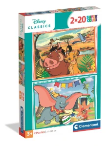 Puzzle 2x20 dielikov ROZPRÁVKY