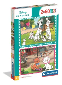 Puzzle 2x60 dielikov ROZPRÁVKY