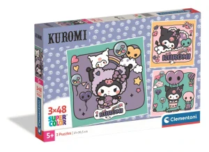 Puzzle 3x48 dielikov KUROMI