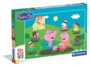 Puzzle 104 dielikov PEPPA PIG mláka