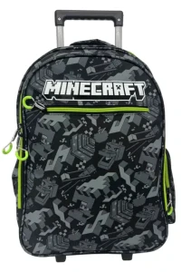 Školská taška na ťahanie MINECRAFT camo 46cm