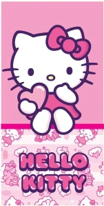Osuška 70x140 HELLO KITTY pinky (rýchloschnúca)