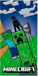 Osuška 70x140 MINECRAFT zona (rýchloschnúca)