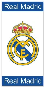 Osuška 70x140 REAL MADRID na bielom (rýchloschnúca)