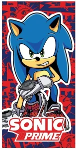 Osuška 70x140 SONIC na červenom (rýchloschnúca)